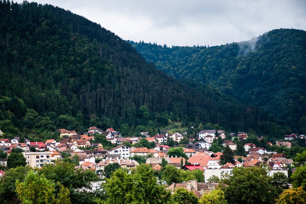 Der Tampa-Berg über Kronstadt (Brașov)