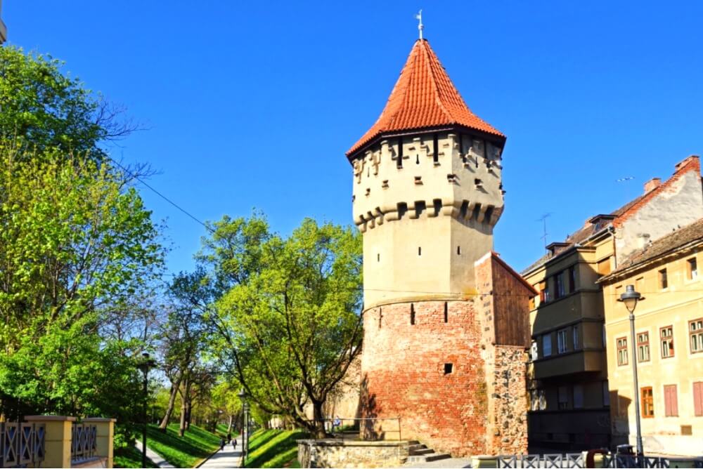Der Zimmermannsturm in Hermannstadt (Sibiu)