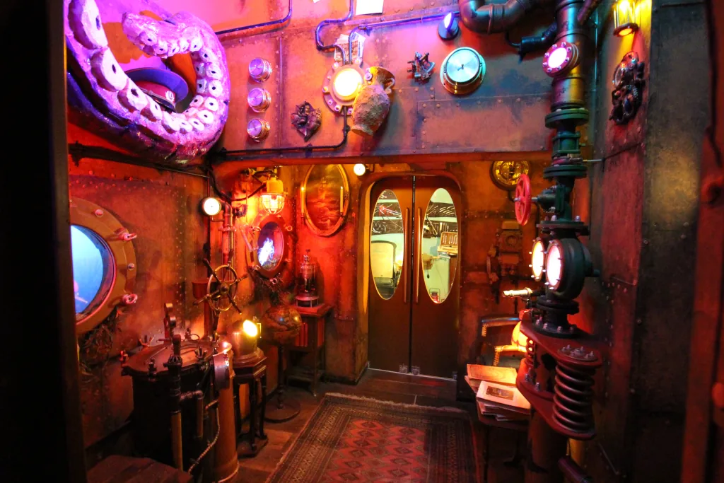 Submarine Nautilus in Steampunk Transylvania Museum