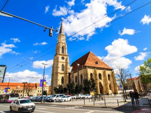 St. Michael´s Church in the center of Cluj-Napoca