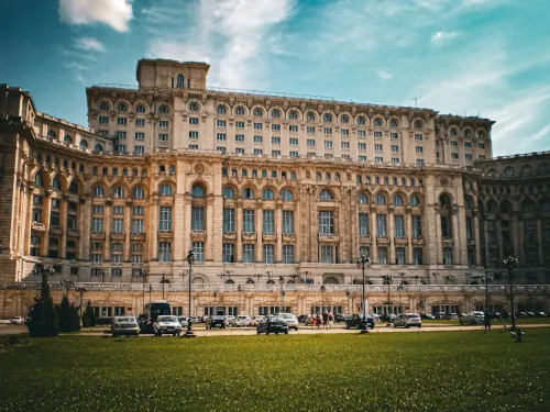 Das Parlamentspalast in Bukarest