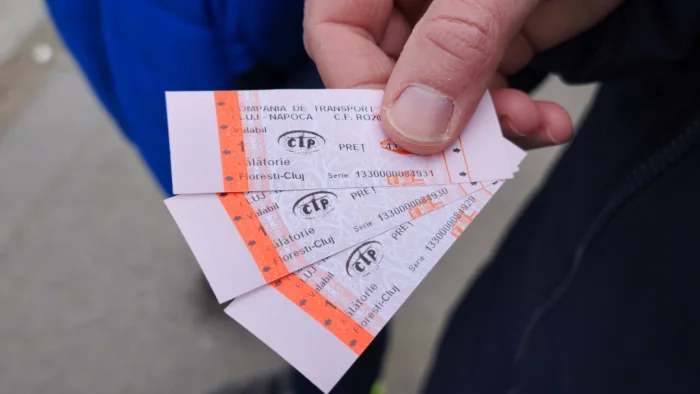 Tickets for public transportation in Romania