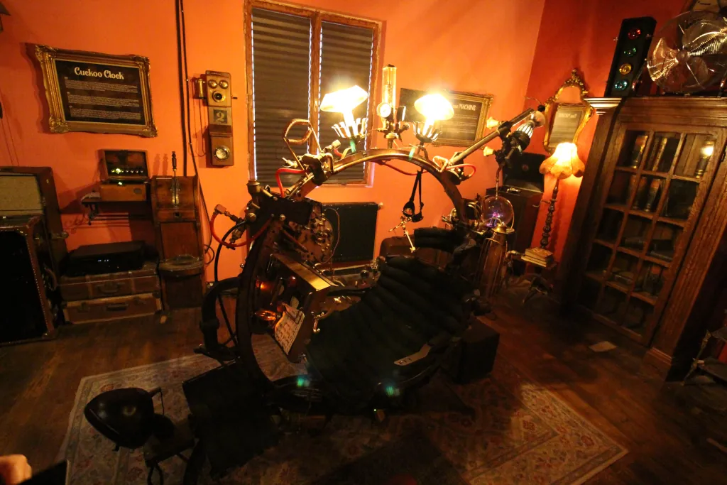 Time machine in Steampunk Transylvania Museum